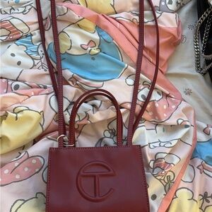 Telfar Women's Oxblood Small Shopping BG